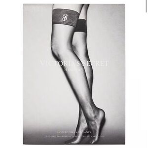 Victoria's Secret Crystal Logo Thigh Highs